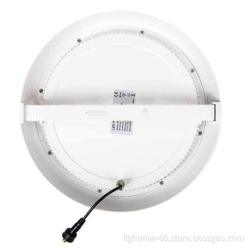 IP44 IP54 IP65 Round LED Panel Light 20W 265mm Surface Mounted